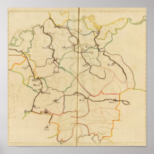 Poster Rios e Vales da Alemanha