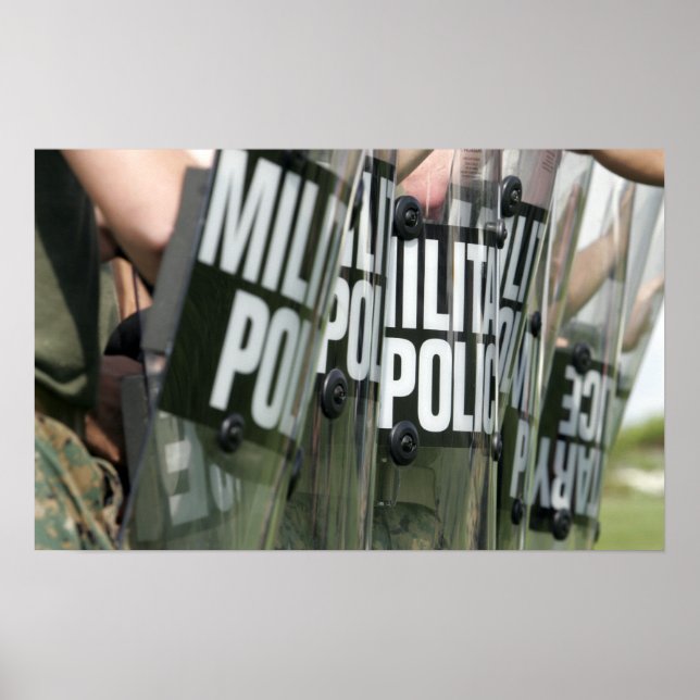 Pôster Riot control formation (Frente)