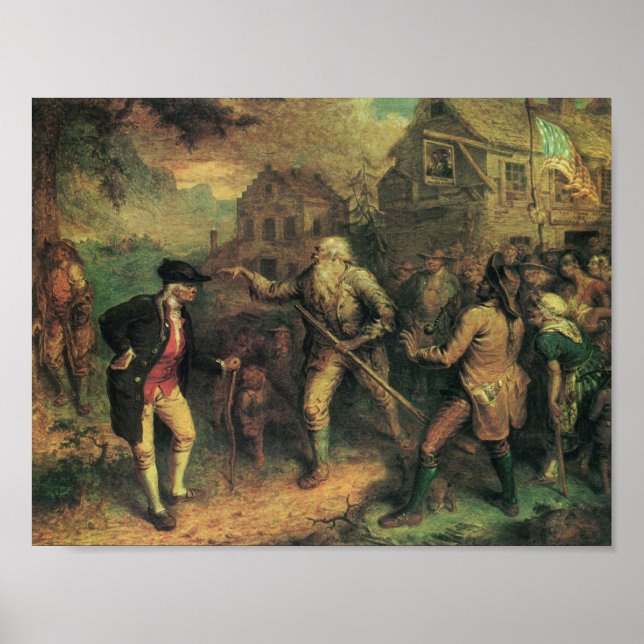 Poster Rip Van Winkle na Praça da Vila (Frente)