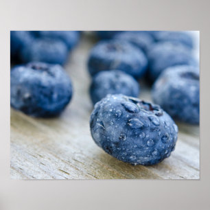 Poster Ripe Blueberry