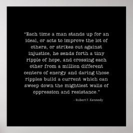 Poster Ripple de Esperança RFK