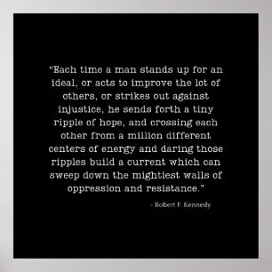 Poster Ripple de Esperança RFK