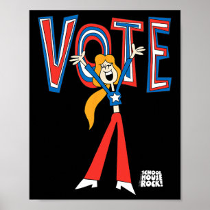 Poster Ripple Junction X Schoolhouse Rock Vote Em Sarah