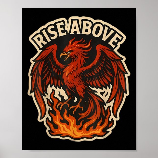 Poster Rise Above Pcute Ss Cute Ssnix Rising From Ashes F (Frente)