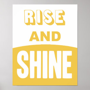 Poster Rise e Brilho