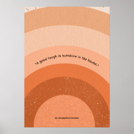 Poster Risos Radiantes: Trazendo o Sol para Casa