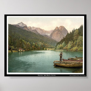 Poster Rissersee, Baviera superior, Alemanha