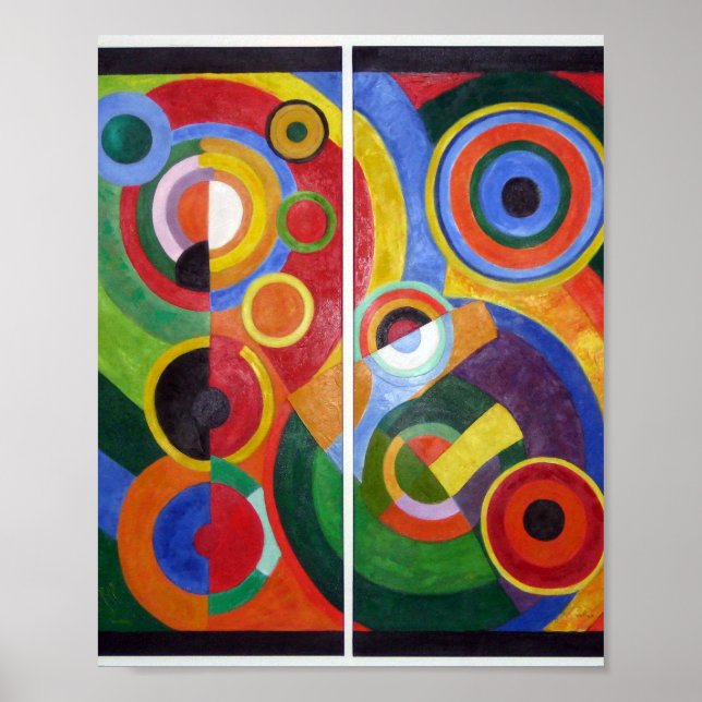 Poster Ritmo de Robert Delaunay (Frente)
