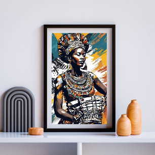 Poster Ritmo de Sua Alma - Rainha Tribal do Tambor I