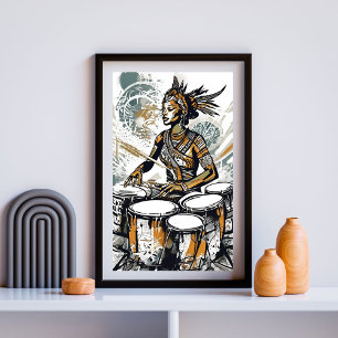 Poster Ritmo de Sua Alma - Rainha Tribal do Tambor II