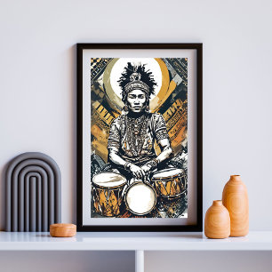 Poster Ritmo de Sua Alma - Rainha Tribal do Tambor III