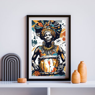 Poster Ritmo de Sua Alma - Rainha Tribal do Tambor IV
