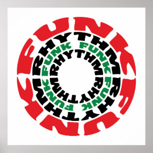Poster Ritmo Funk Funk Rhythm