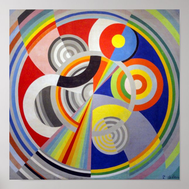Poster Ritmo nº 1 | Robert Delaunay | (Frente)