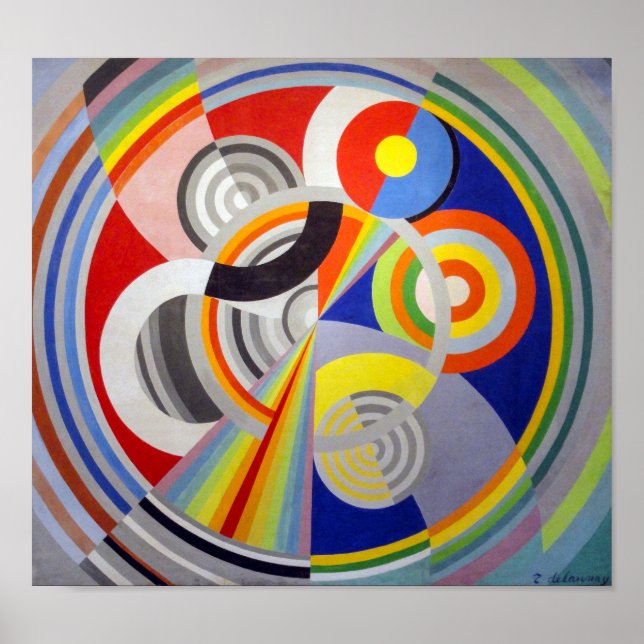 Poster Ritmo n.o 1 | Robert Delaunay | (Frente)