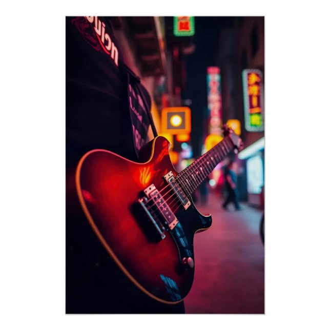 Pôster Ritmo Neon (Frente)