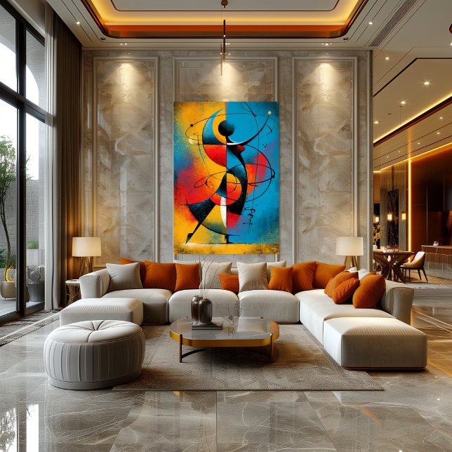 Poster Ritmo Orbital – Geométrico Abstrato Moderno (Criador carregado)