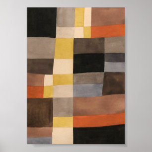 Poster Ritmos Verticais-Horizontais Sophie Taeuber-Arp