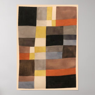 Poster Ritmos Vertical-Horizontais   Sophie Taeuber-Arp