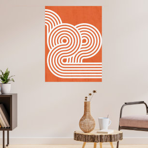 Poster Ritmos Vibrantes Abstratos