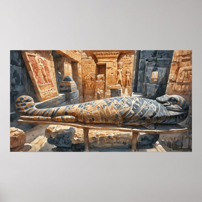 Poster Ritos Fúnebres dos Faraós (Frente)