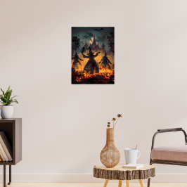 Poster Ritual da Hora das Bruxas – Dança do Fogo das Três