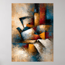 Ritual do Chá Dobin Arte Abstrata de Bule de Chá J