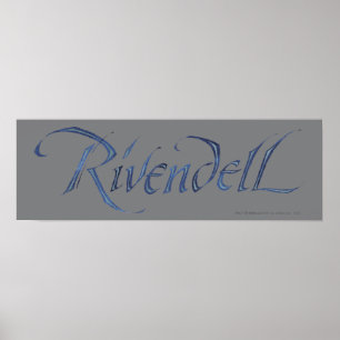 Poster Rivendell Name Textured