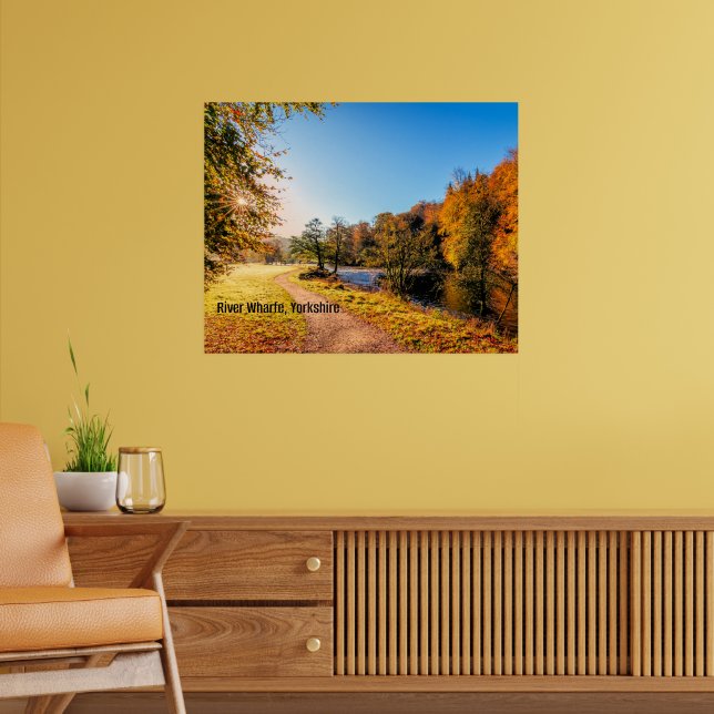 Poster River Wharfe, Yorkshire, (Sala de Estar 2)