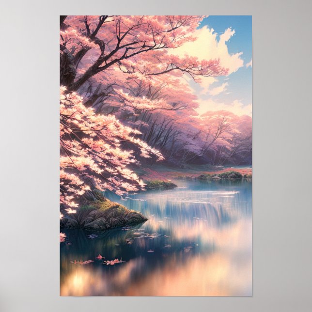 Poster Riverbank e Sakura's Grace (Frente)