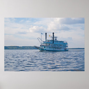 Pôster Riverboat crepuscular