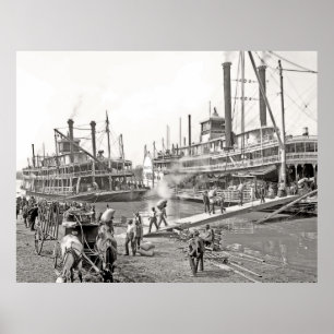 Pôster Riverboats de Memphis