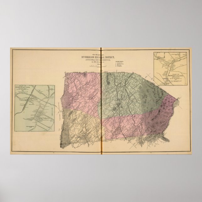 Poster Riverhead (distrito de Augusta) (Frente)