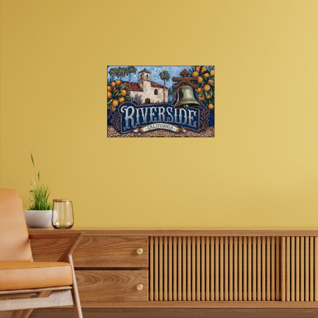 Poster Riverside California (Sala de Estar 2)