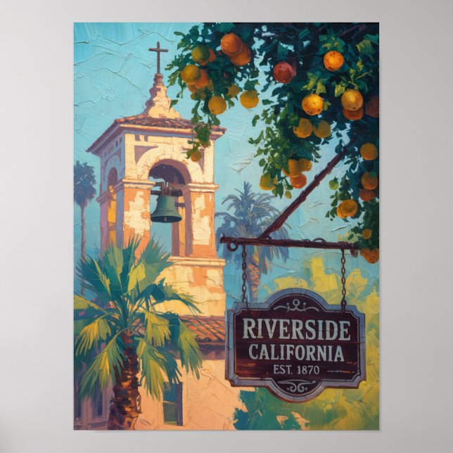 Poster Riverside California (Frente)