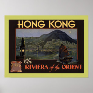 Poster ~ Riviera de Hong Kong do Oriente