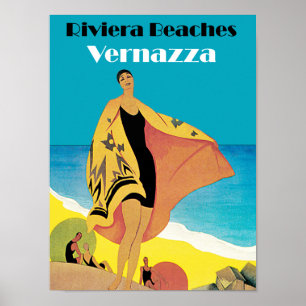 Pôster Riviera encalha o ~ Vernazza