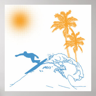 Pôster Riyah-Li Design Surfer