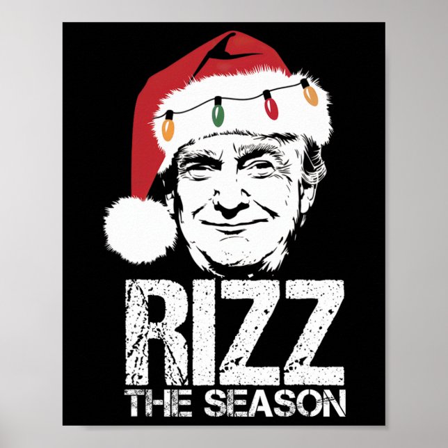 Poster Rizz A Época Engraçada Papais noeis De Natal De Tr (Frente)