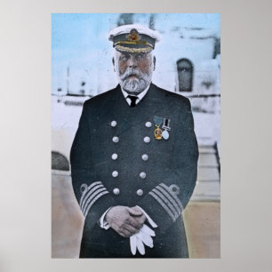 Poster RMS Titanic Capitão Edward J. Smith