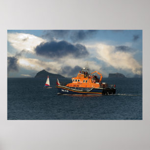 Poster RNLI Lifeboat Torbay