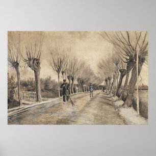 Poster Road in Etten (1881), por Vincent Van Gogh.