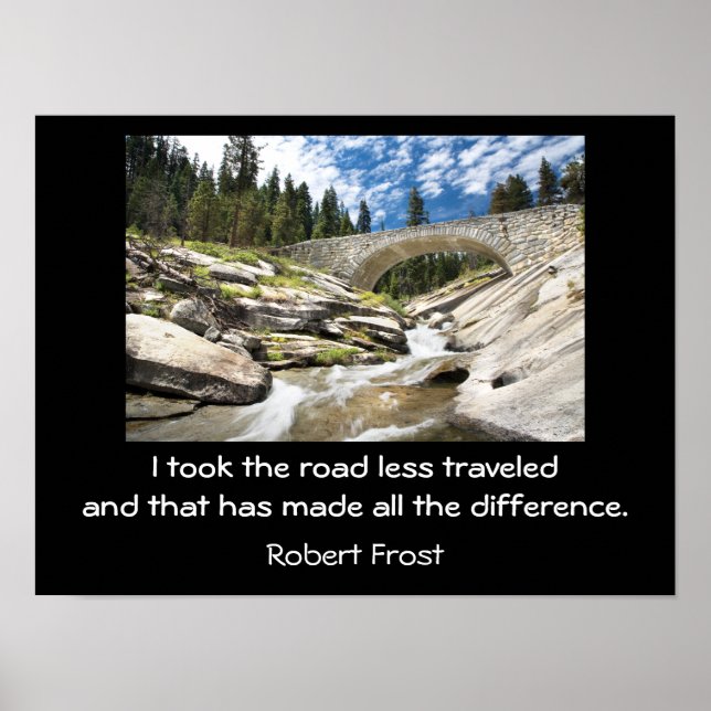 Poster Road less traveled - art print (Frente)