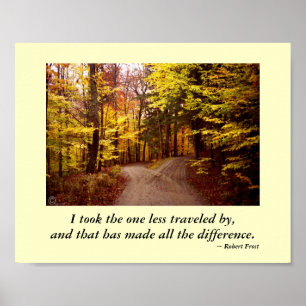 Poster Road Not Takimpressão