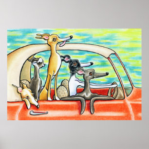 Pôster Road Trip by Andie