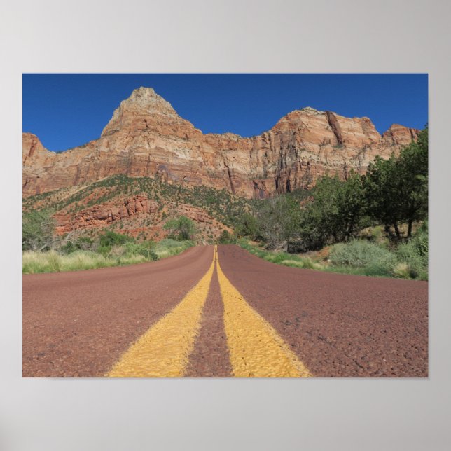 Poster Road Zion National Park EUA (Frente)