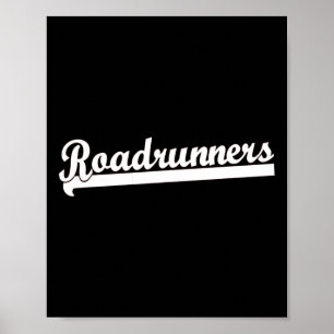Poster Roadrunners Hóquei Sinal Futebol Americano Pista F