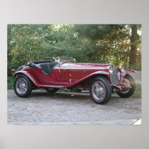 Pôster Roadster 1929 de Alfa Romeo 1750