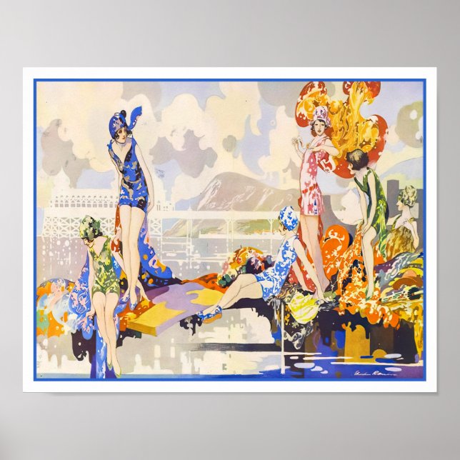 Poster Roaring Twenties Beach Fashion (Frente)