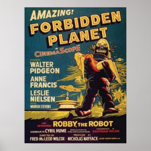 Poster Robbie, o Planeta Proibido pelo Robô